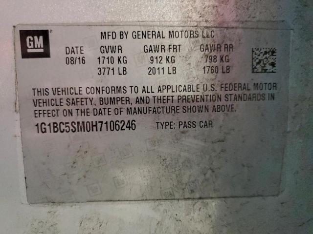 Chevrolet Cruze Ls Image 9