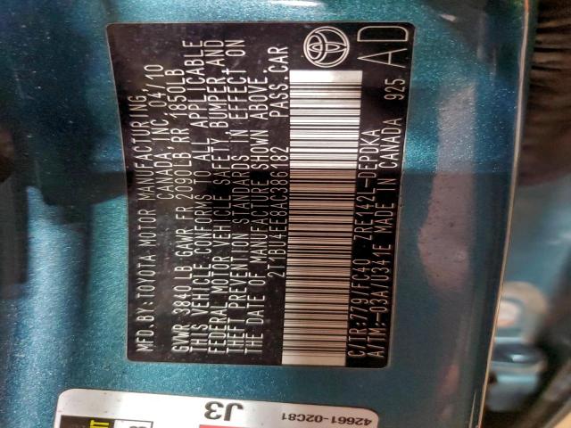 Toyota Corolla Base Image 11