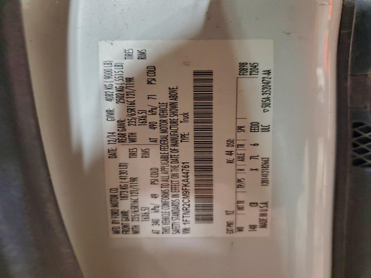 Ford Transit T-250 Image 13