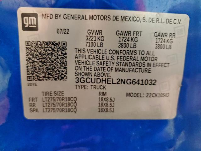 Chevrolet Silverado K1500 Zr2 Image 8