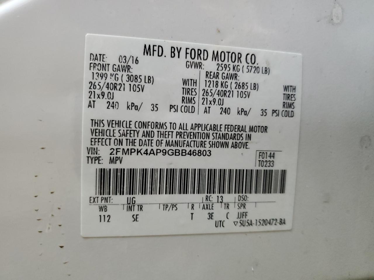 Ford Edge Sport Image 9