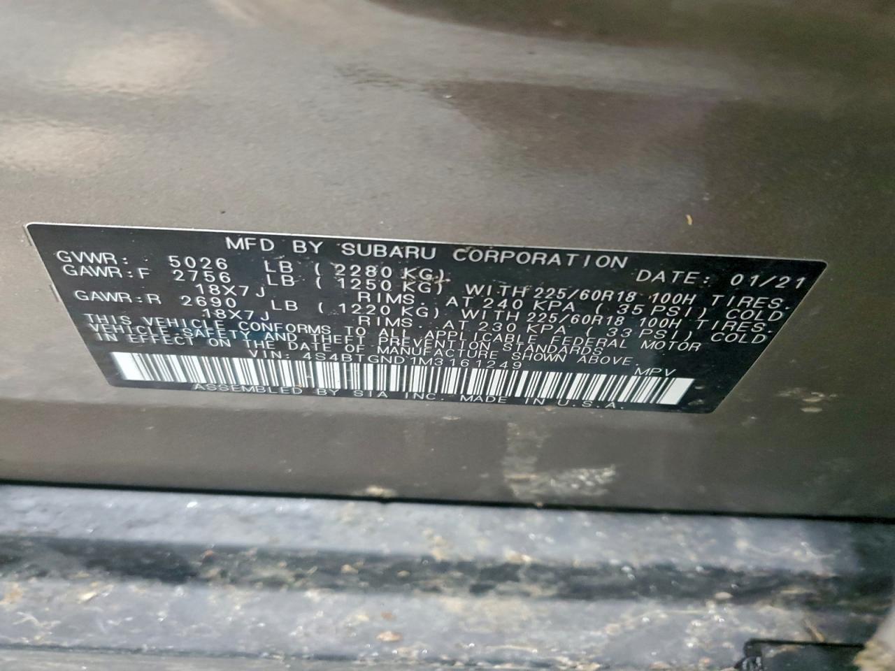 Subaru Outback Limited Xt Image 10