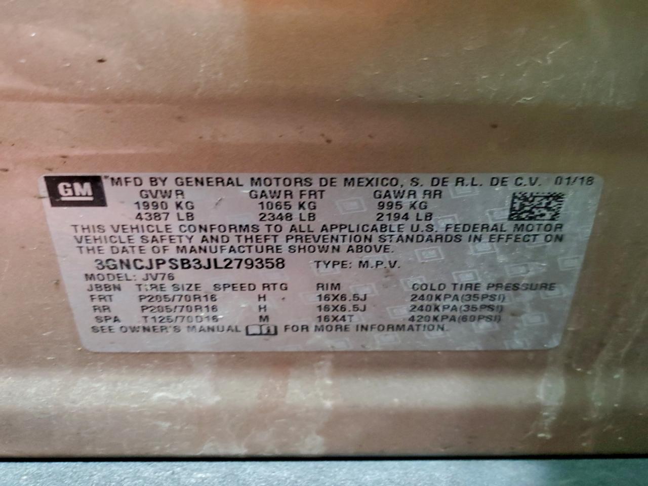 Chevrolet Trax 1lt Image 8