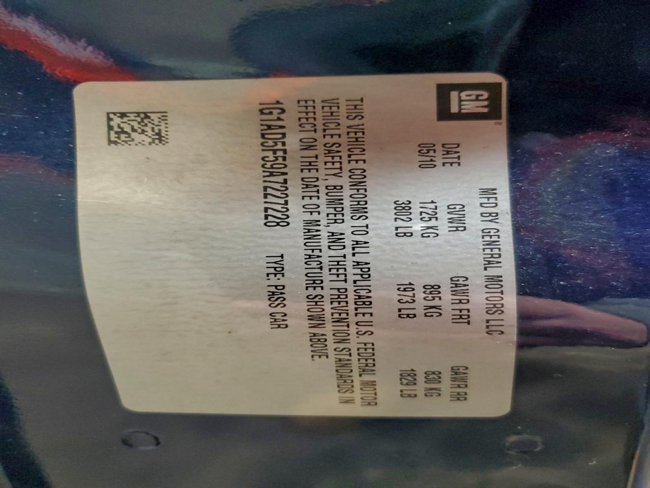 Chevrolet Cobalt 1lt Image 5